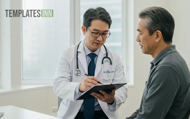 Urologist discussing treatment options with a patient