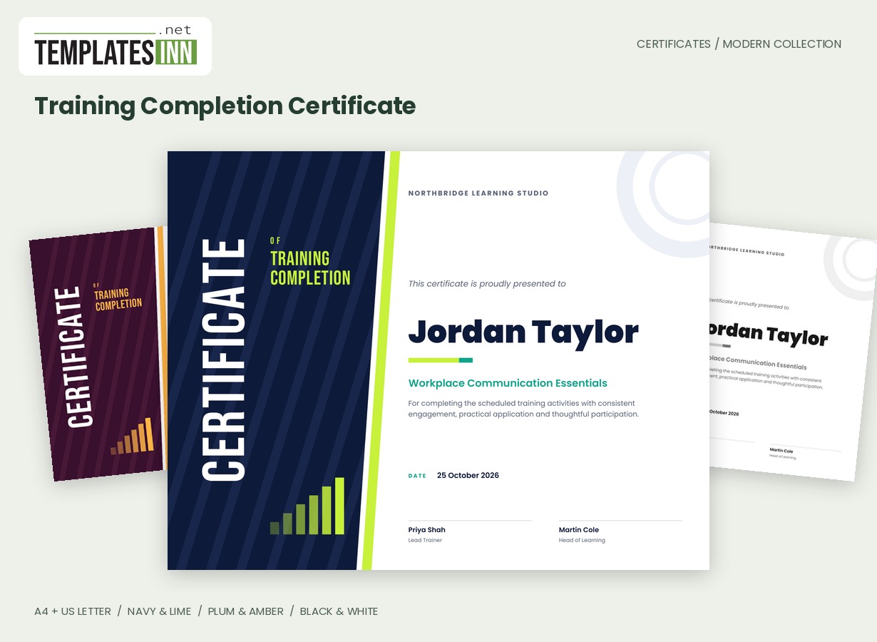 Training Completion Certificate