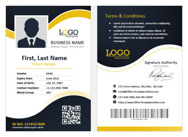 Business Staff ID Card