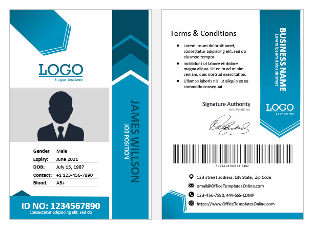 Company Worker ID Card