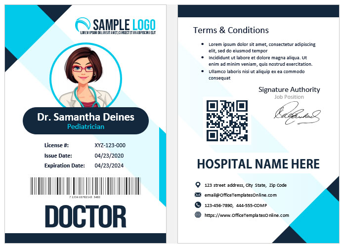 Medical Doctor ID Card
