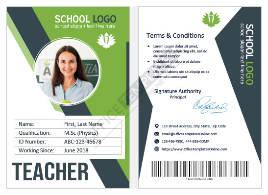 Teacher ID Card