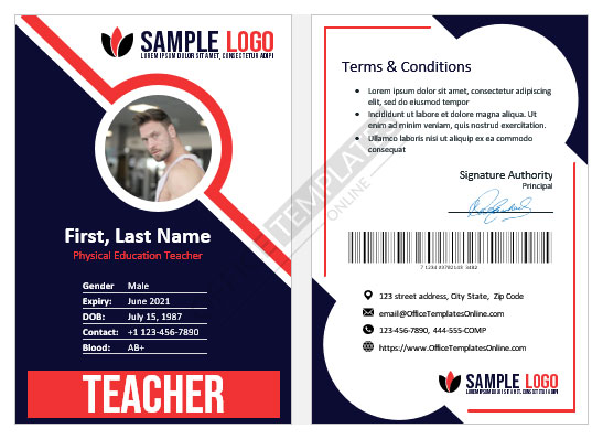 Teacher ID Card