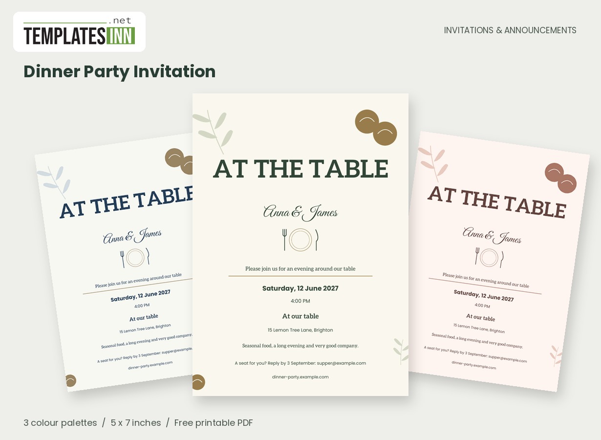 Dinner Party Invitation