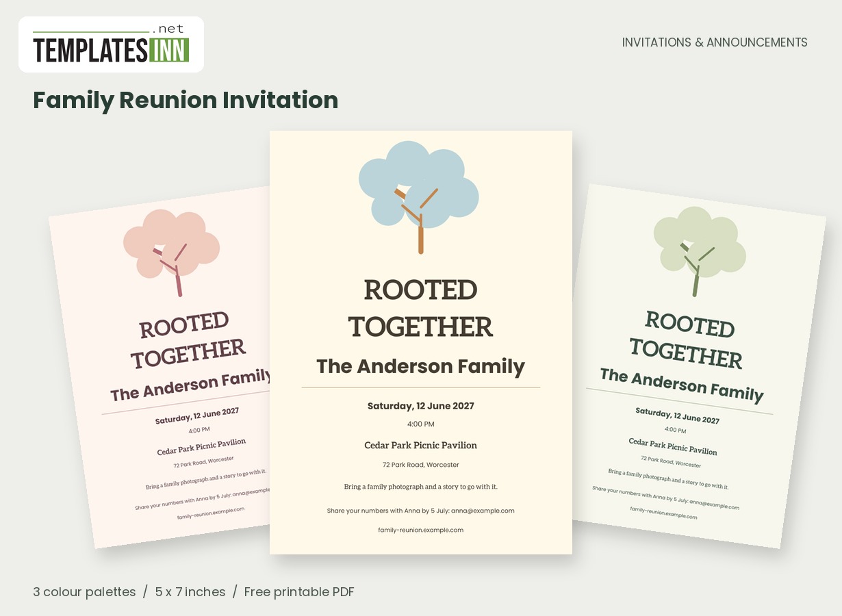 Family Reunion Invitation