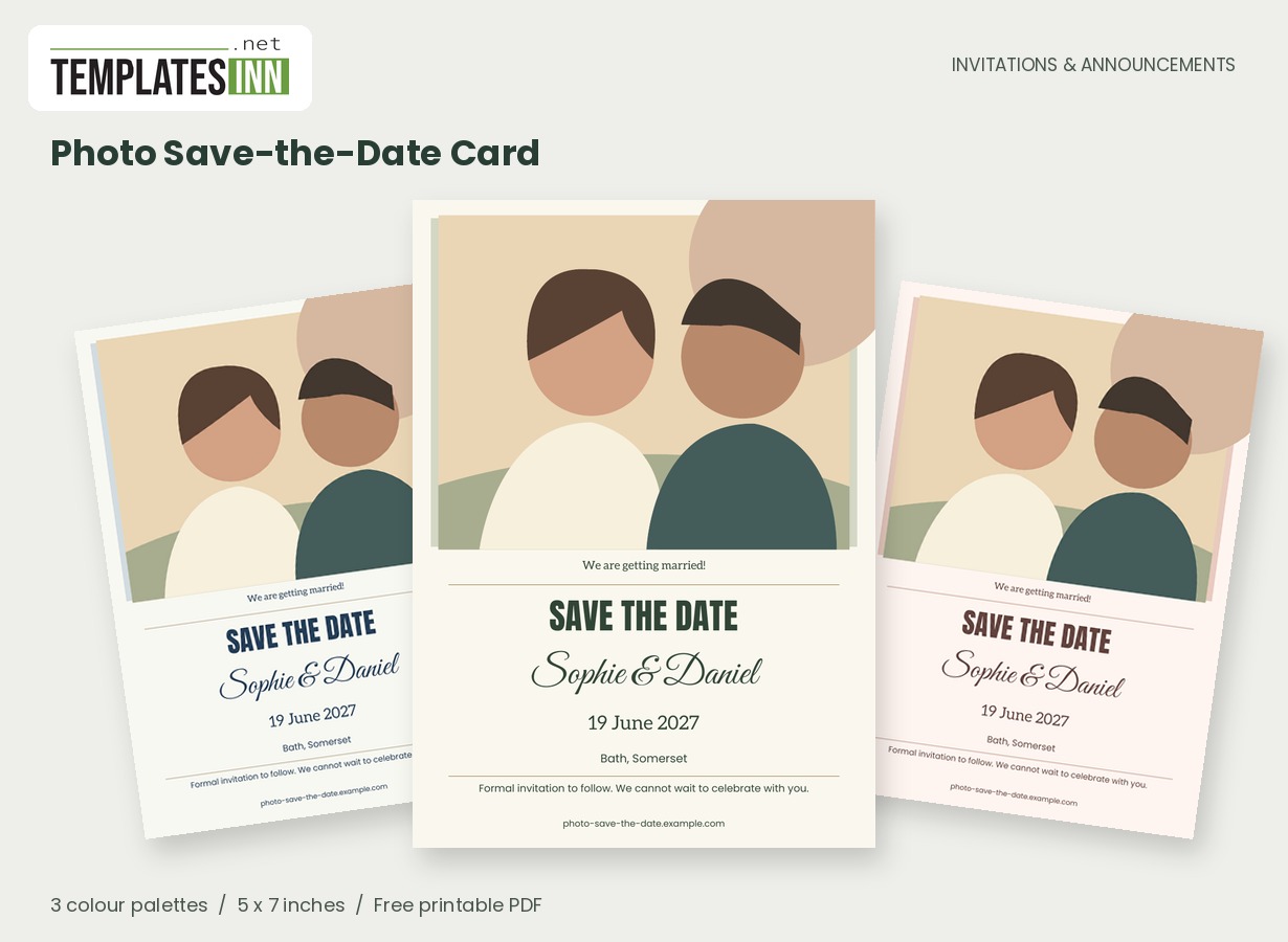 Photo Save-the-Date Card
