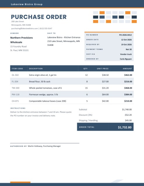 Purchase Order