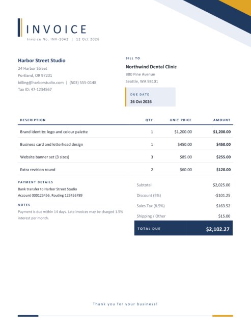 Simple Invoice
