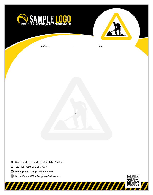 Construction Company Letterhead