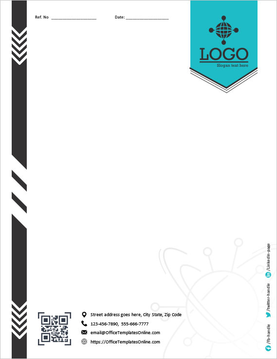 IT Company Letterhead Design