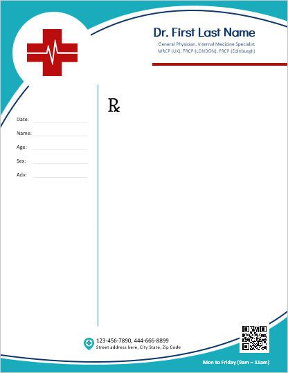 Family Physician Prescription Pad